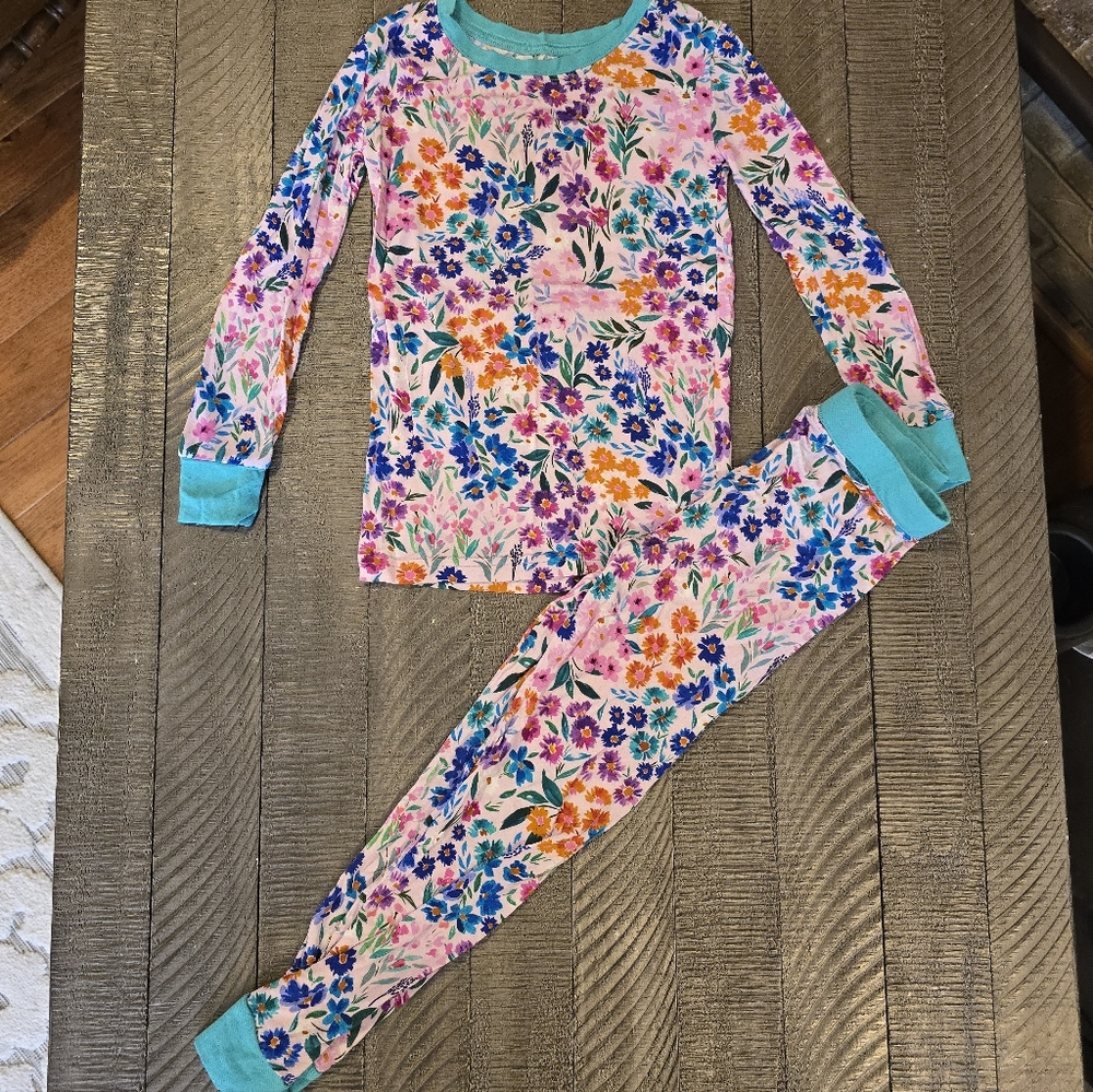 Little Sleepies Colorful Floral Kids Pajama Set